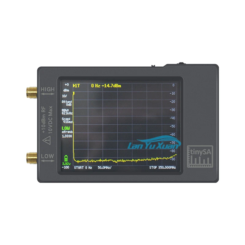 

2022 new handheld spectrum analyzer 100KHz-960MHZ portable spectrum instrument laboratory rf RF