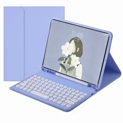 Premium Magnetic Keyboard Cover - Russian (PURPLE)