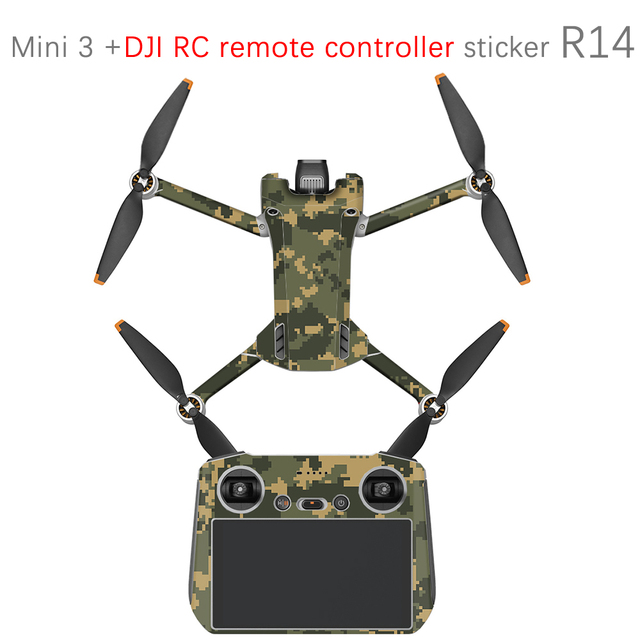 Stickers for DJI Mini 3 Pro Skin Scratch Resistant Waterproof for DJI RC Remote Control Sticker Accessories
