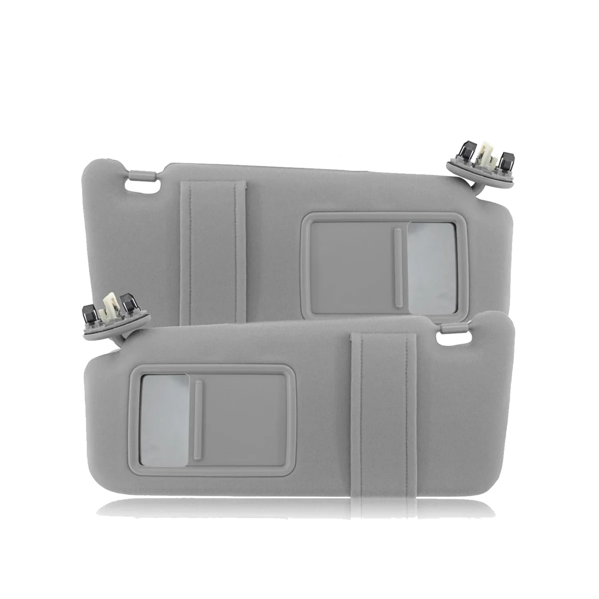 

Gray Car Sun Visor Shade Pair Left & Right Side for Toyota Camry 2007-2011 with Sunroof and Lights