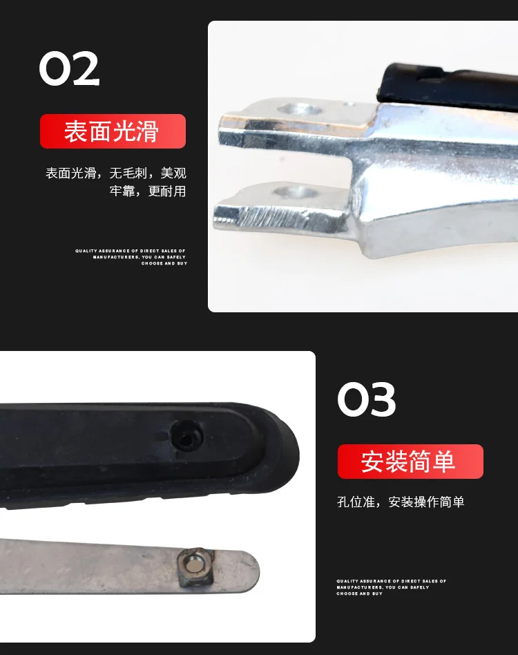 Pedane Poggiapiedi Anteriori Alamor Per Honda CB250, CBR600F, CB600F, NC700 - Foto 13