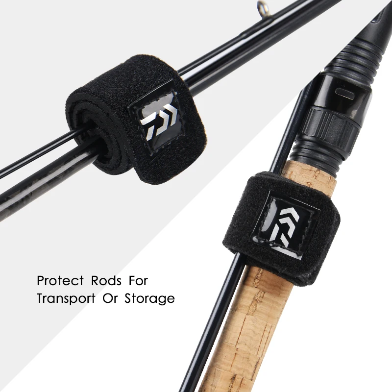 Fishing Rod Belt Elastic Bandage Tie Strap Accessories Magic Drawstring Fishing Rod Pole Sling For Fishing DAIWA