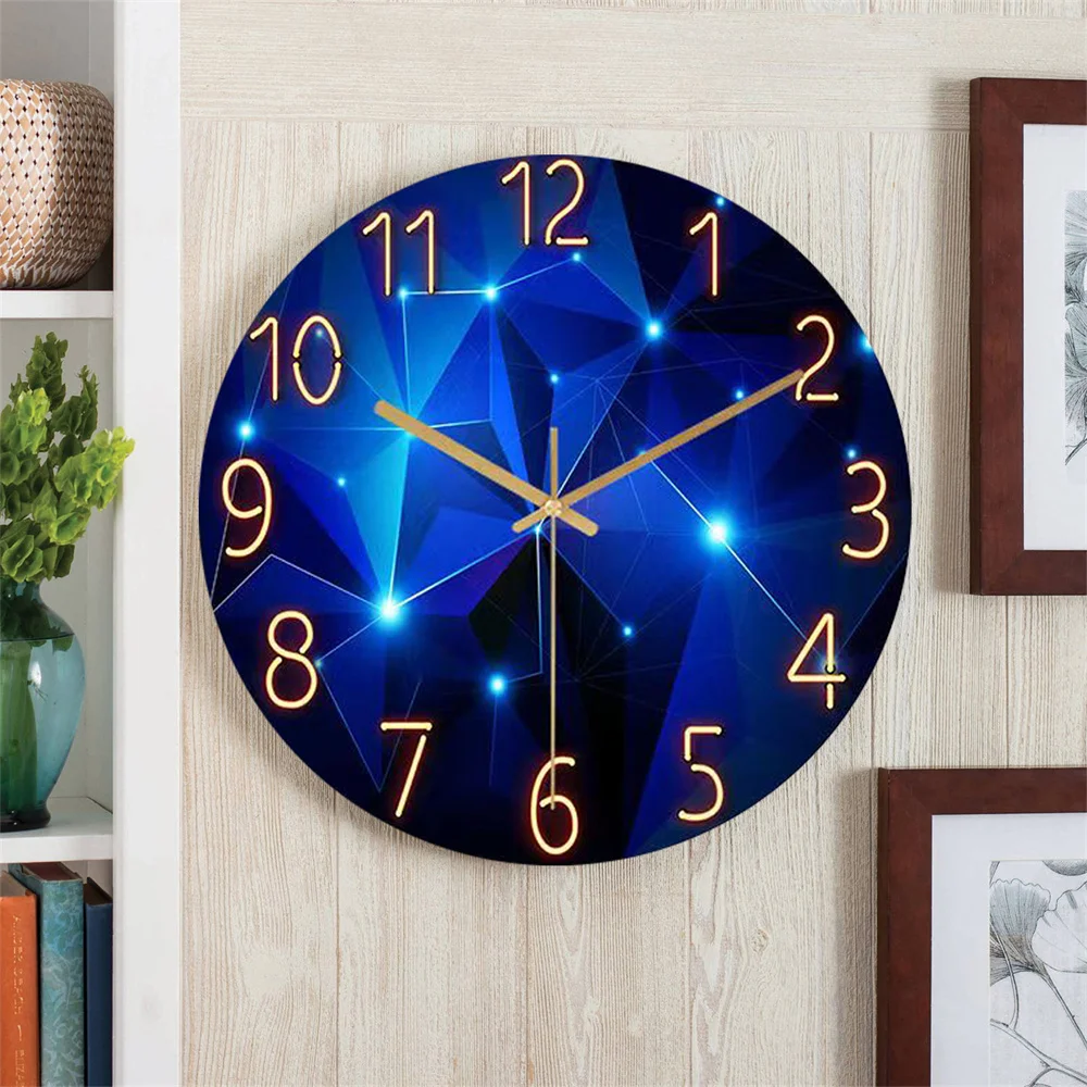 12-Inch Geometric Wall Clock 3