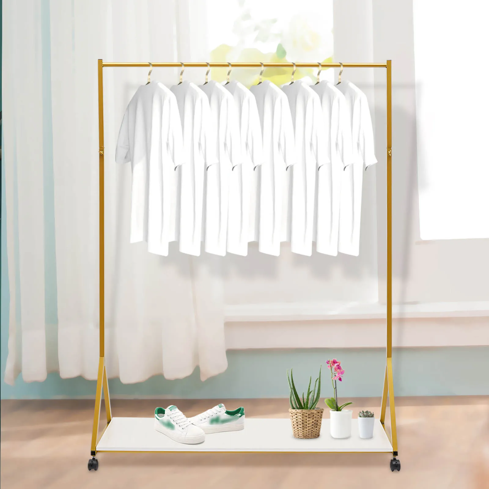 Clothing Rack With Shelves Wedding Dress Bridal Garment Rack Iron