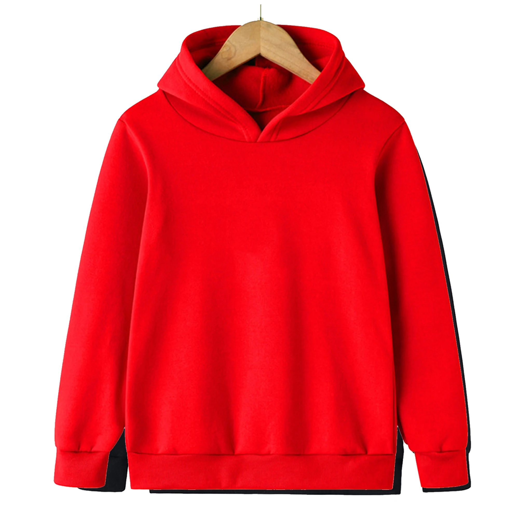 Child Sweatshirt Black Kids Clothes Girl Solid Color Long Sleeve Birthday Sweatshirts Hoodies for Boys Coat Top Girly Clothes 5