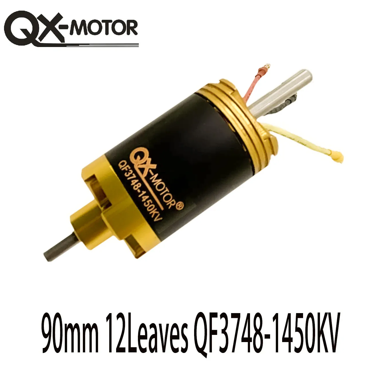 

QX-MOTOR Brushless Motor 90mm EDF 12 Blades QF3748 - 1450/1550kv CW CCW For RC Remote Control Toy Part