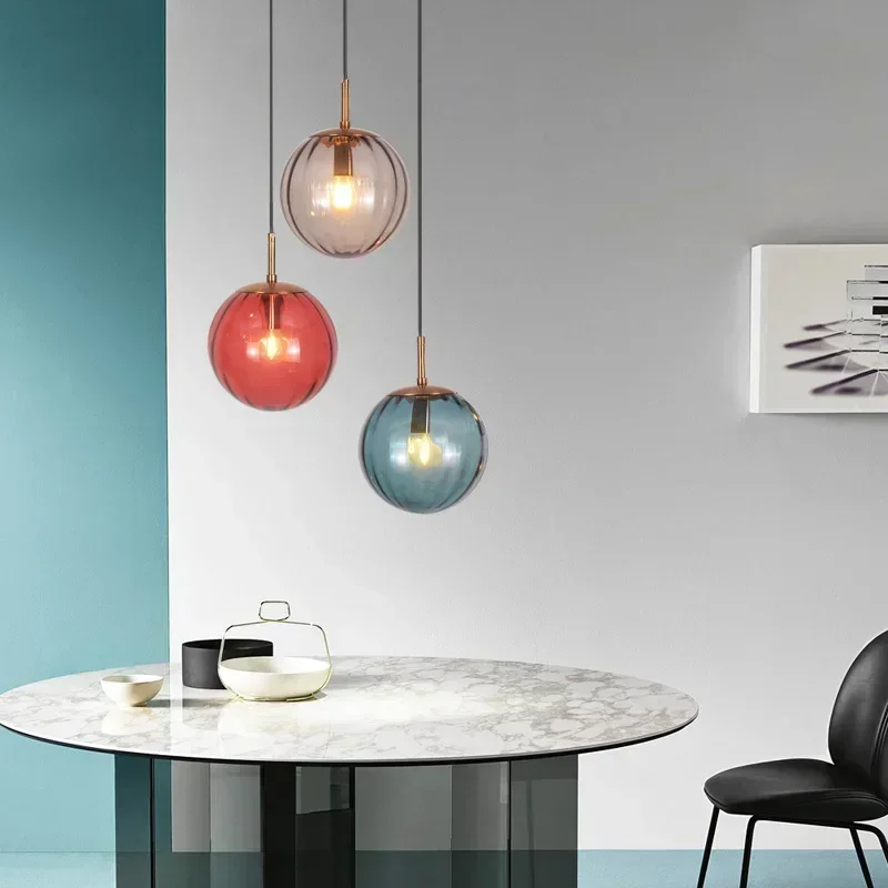 Modern Stained Glass Chandelier Pendant Lights Restaurant Bar Home Decor Pendant Lights Pendant Lamp Chandelier Lighting