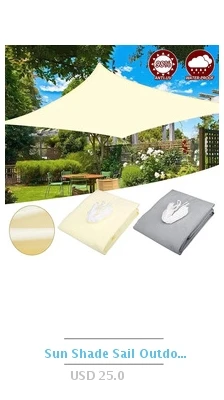 Description Picture 6 of itemSun Shading Mesh Camping Sun Shelter Shade membrane Outdoor Sunblock Mesh Garden Shade Canvas with Grommets Camping Awning 그늘막