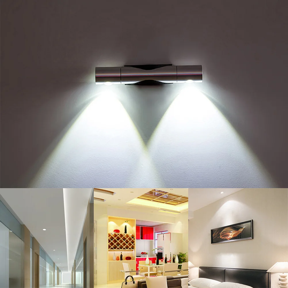 LED 벽 조명 침대 램프, AC85 265V, 호텔 화장실, 욕실, 침실 벽 램프, 6W