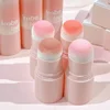 Double-ended Blush Stick Soft Face Brightening Contouring Shadow Blusher Powder Peach Pink Cheek Tint Korean Makeup Cosmetics 3