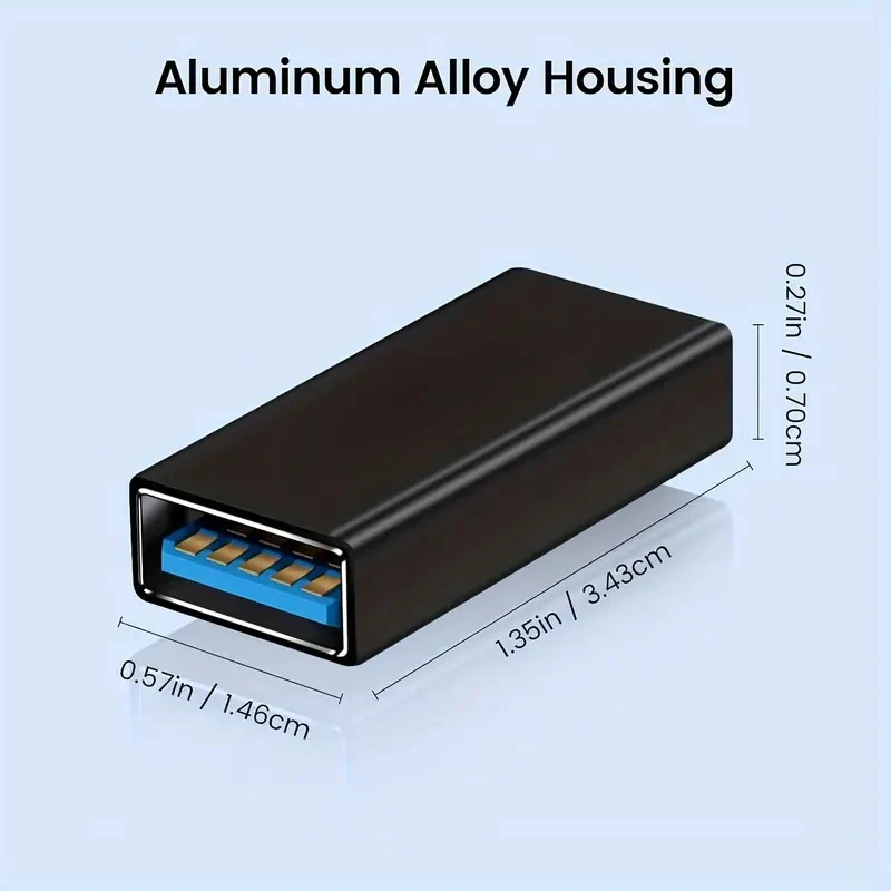 1/2/3pcs USB 3.0 암-USB3.0 암 어댑터, USB3.0 잭-잭 충전 데이터 커넥터 노트북 태블릿용 확장 소켓