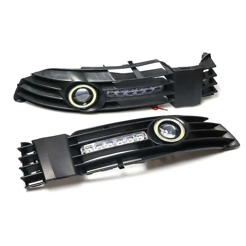 Front Fog Light Grille Daytime Running Light Grille Lighting Car For VW Passat B5 B5.5 2000-2005