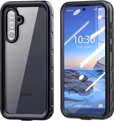 Waterproof Outdoor Sports IP68 Protective Case - Snowproof & Shockproof Cover for Galaxy A56 5G (Black)