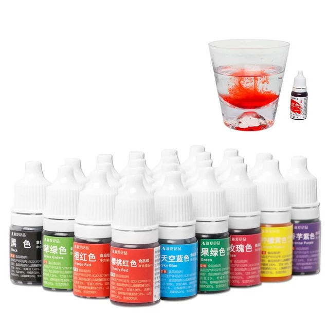 Food-grade Liquid Baking Compound Colorant Practical Food Coloring  Tasteless Edible Food Dye 25 Colors Vibrant