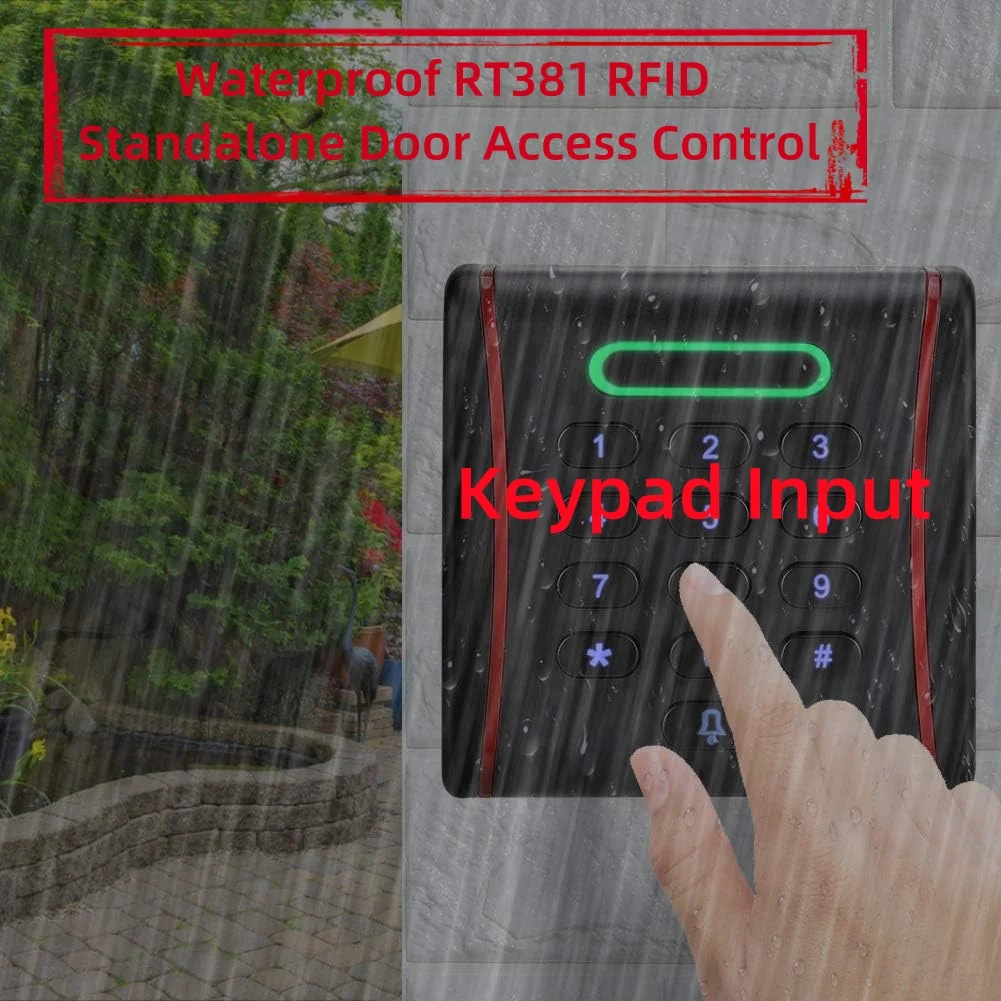 RT381E 125KHz RFID Access Controller w/ Smart Keyboard, 3000 Users, Wiegand Output For Security/Elevator/Building Automation