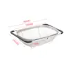 over The Sink Colander Retractable Breathable Drainage Home Kitchen Sink Draining Basket for Drain Rinse Vegetables Fruits 6