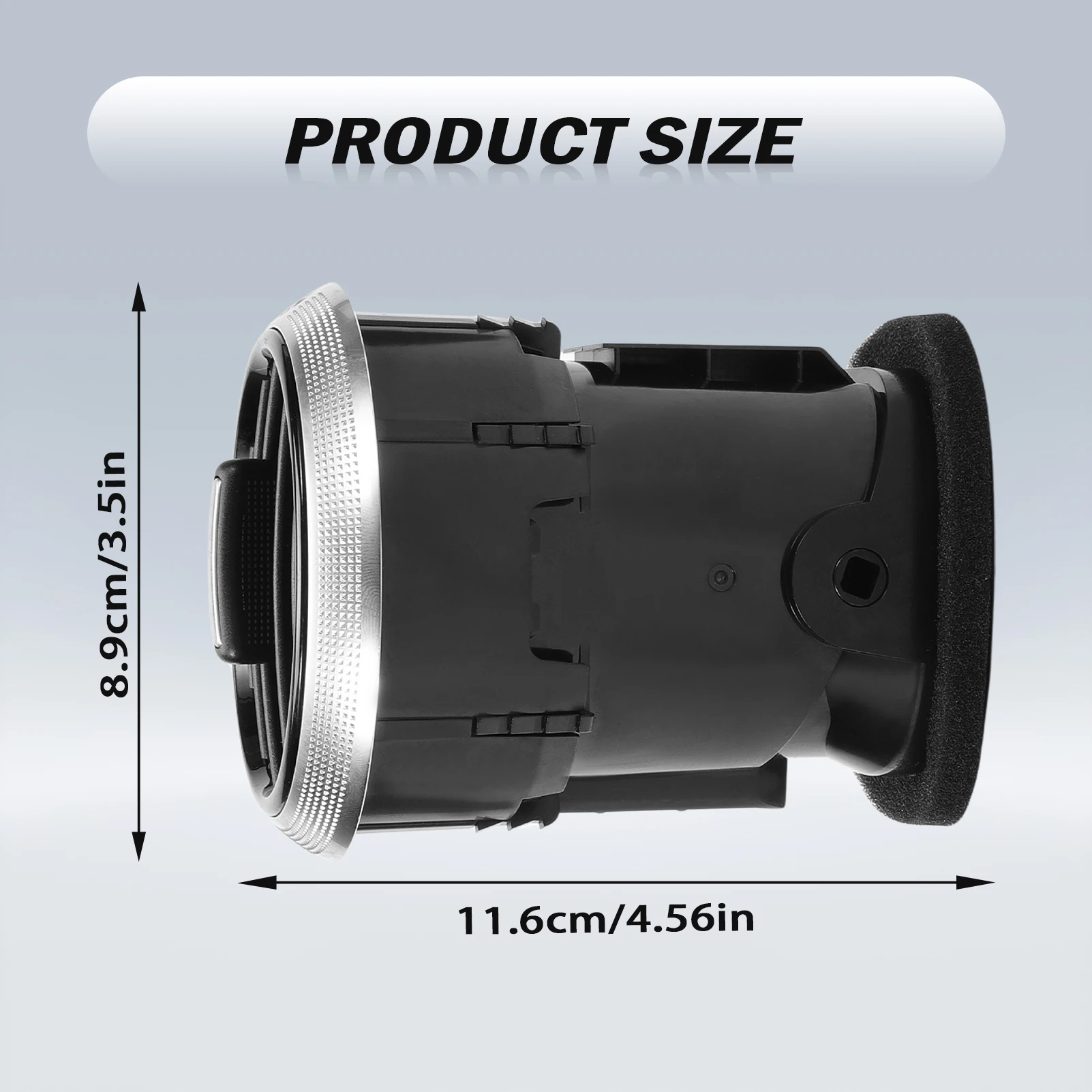 8P0820901C 아우디 A3 S3 8P (2008-2012년식) 차량용 전면 대시보드 에어컨 통풍구, 교체용 에어벤트