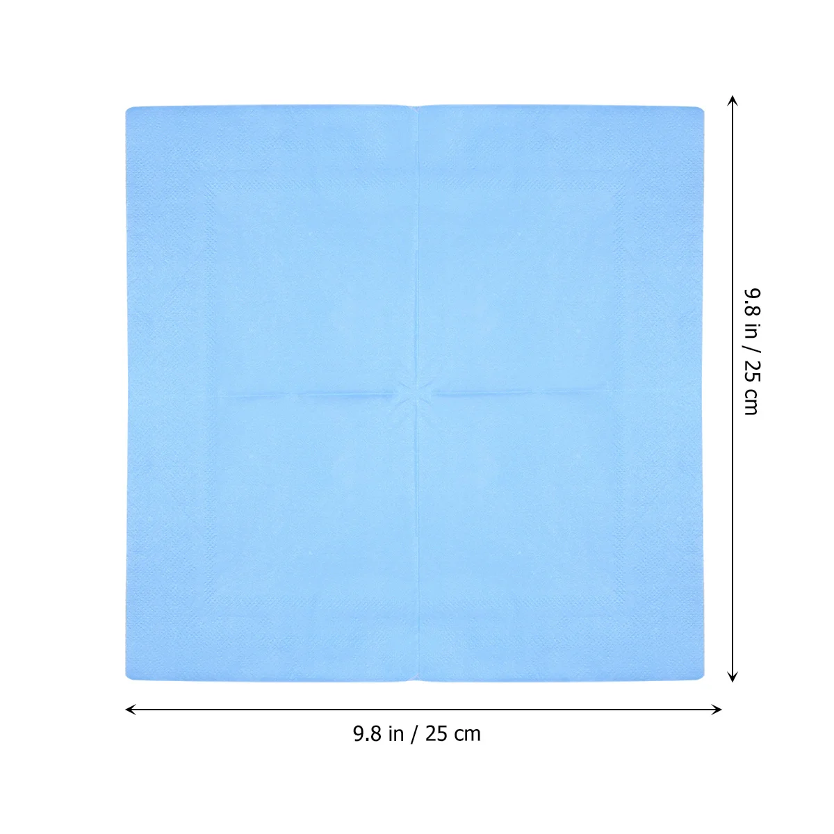 80 Pcs Solid Color Tissue Paper Towel Disposable Pure Serviette Napkin Handkerchief