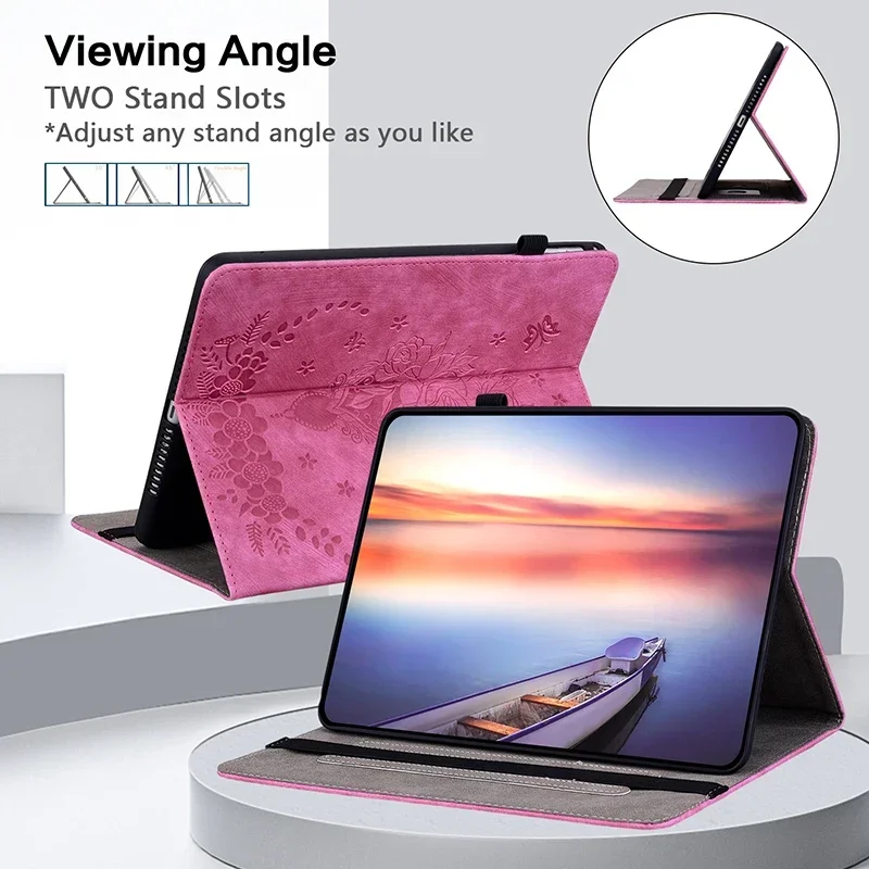Premium Leather Tablet Case - Versatile and Stylish Protection