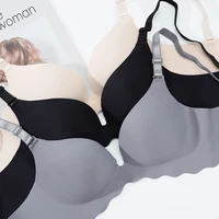 Femmes soutien-gorge sans couture solide Push Up Lingerie Sexy sans fil Bralette femme intimes confort mode française sous-vêtements haut soutiens-gorge 2