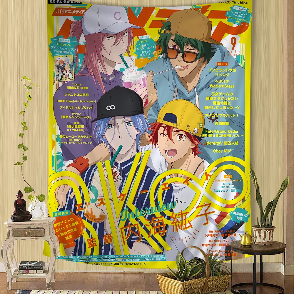 Anime SK8 the Infinity Cartoon Tapestry Art Science Fiction Room Home Decor Art Home Decor