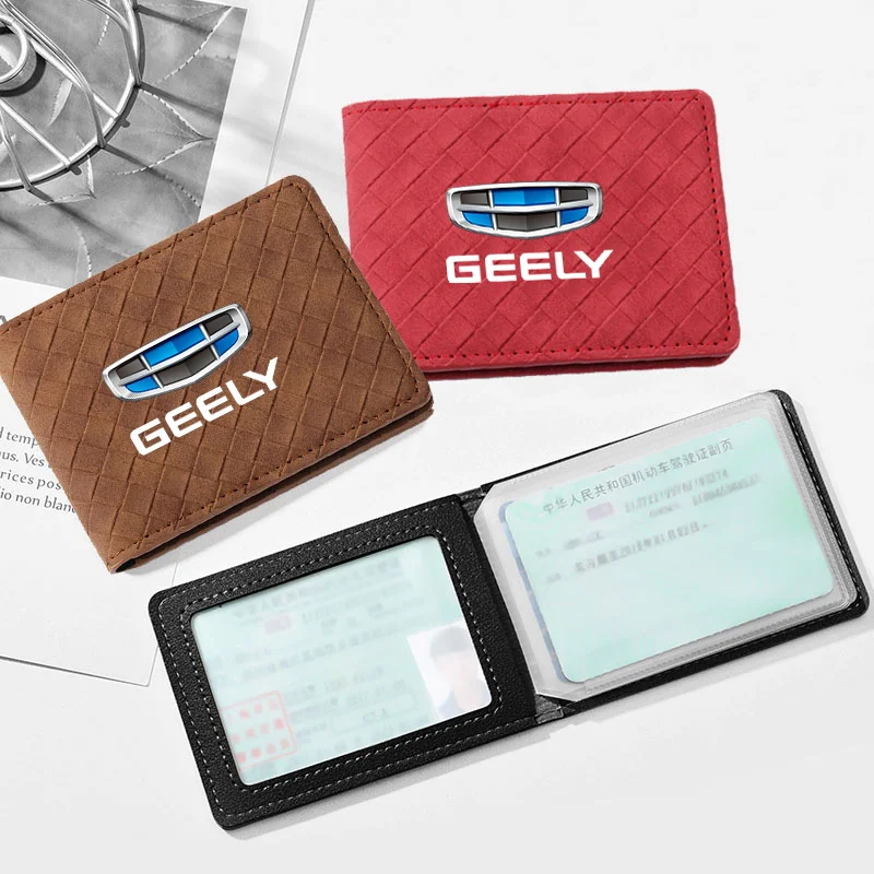 Porta Patente Di Guida Per Auto Porta Carte Di Credito Porta Carte Di Credito Per Geely Emgrand X7 Ec7 Ec8 Borui Ge Gt Ev8 Ex7 Atlas Boyue Ck2 Gc6 Nl3