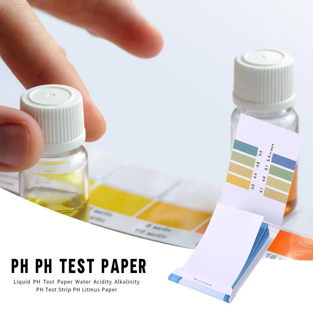 1 Box Accuracy 0.2-0.3 Range 3.8-5.4 PH test Paper Water Liquid PH test Strip Used For Testing Many Daily Necessities
