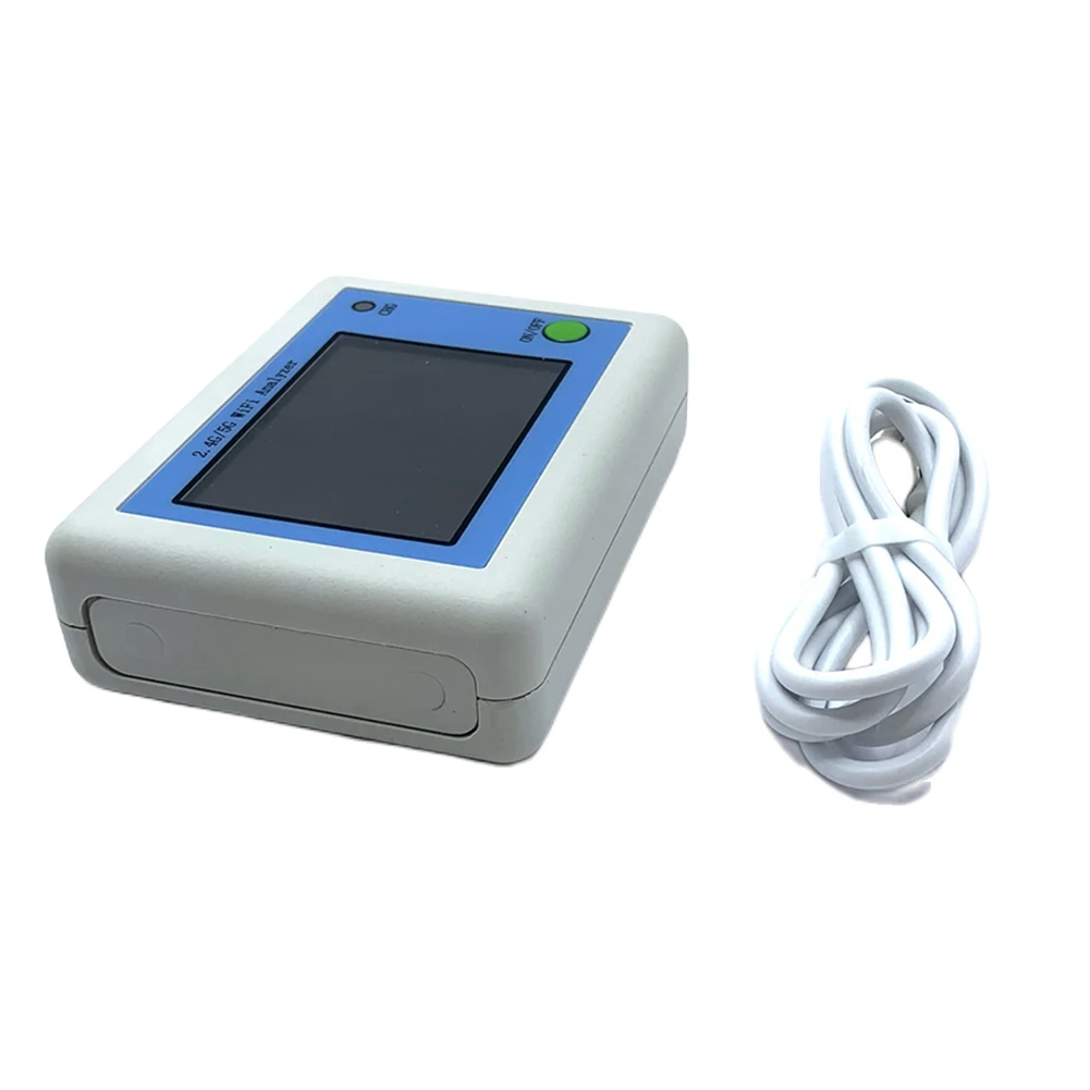 Dual band 2.4G/5G WIFI signal scanner TYPE-C charging signal usage analyzer 2.4inch TFT display screen wireless network scanner