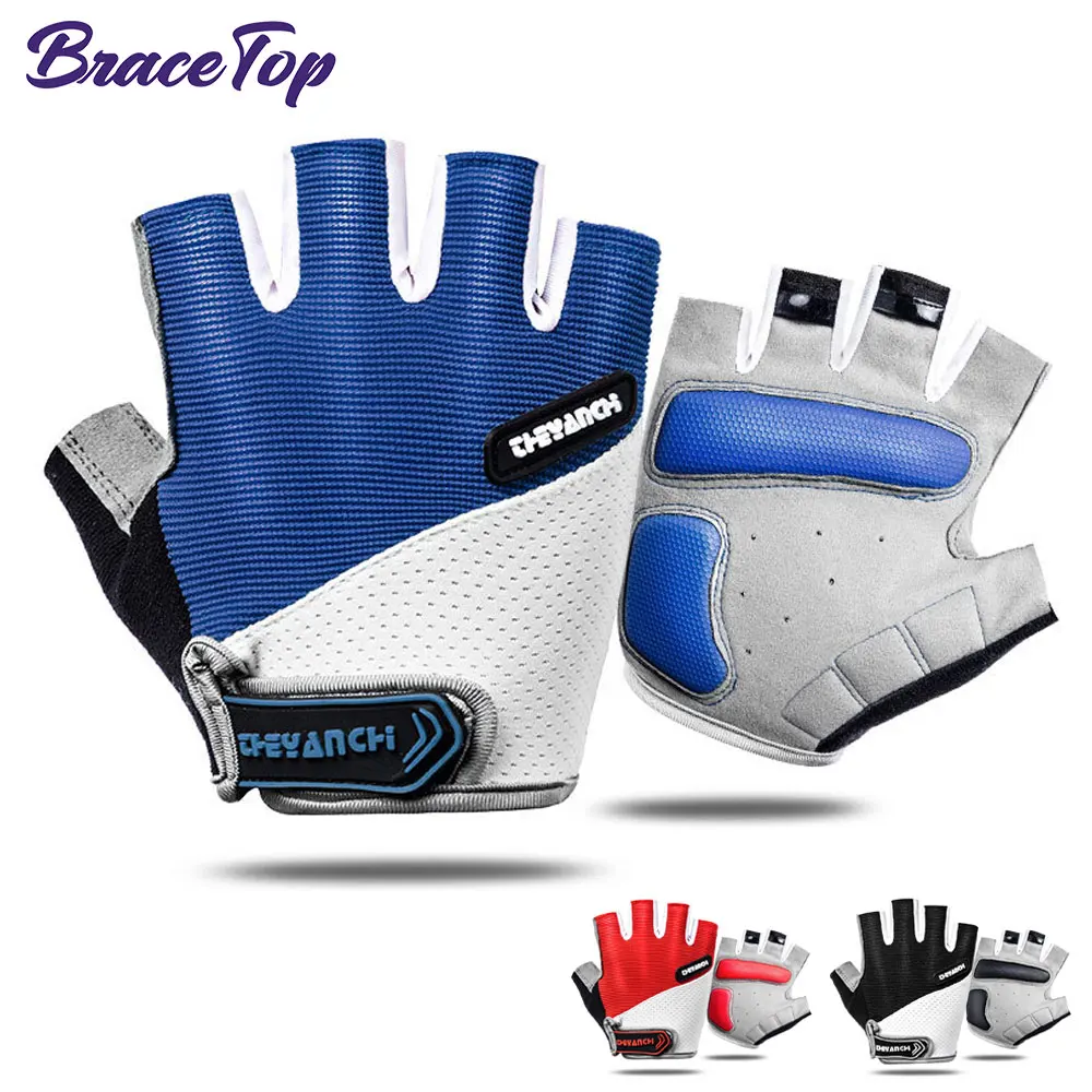 

Cycling Gloves Anti-Slip Mountain Bike Gloves Women and Men Padded Biking Gloves Shock Absorbing MTB Bicycle Gloves Half Finger