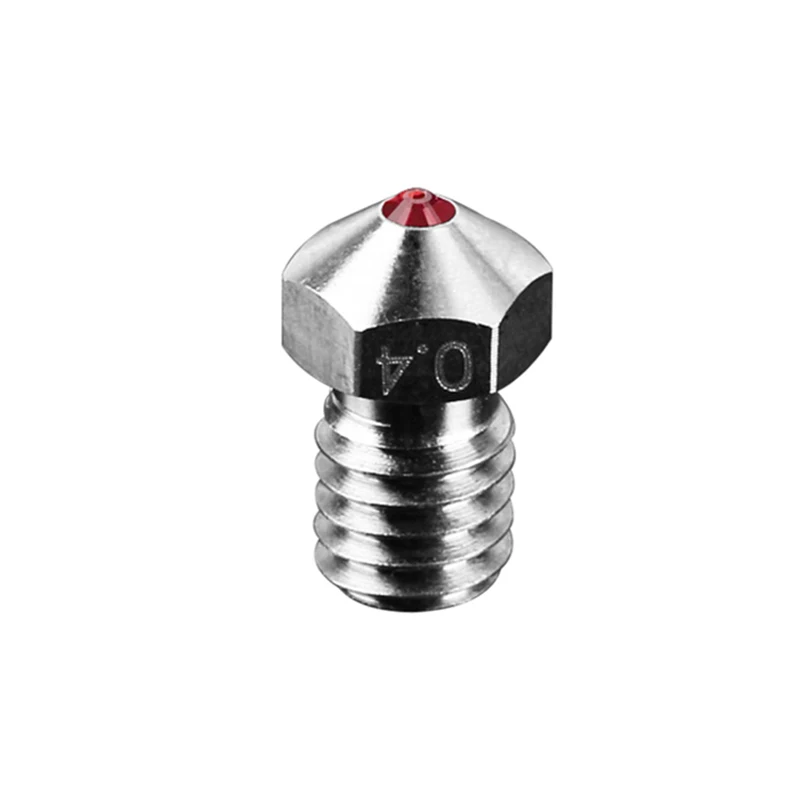 

3D printer accessory brass suitable for voron/v6 ruby nozzle 0.4mm high temperature resistant ABS