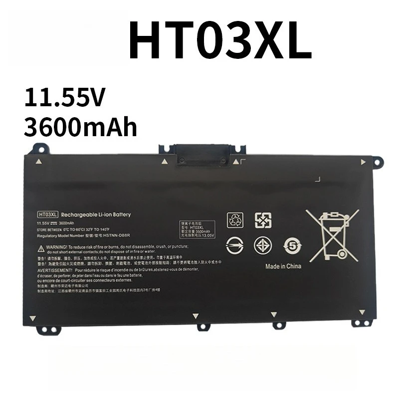 HP Replacement Laptop Battery 11.55V 3600mAh HT03XL