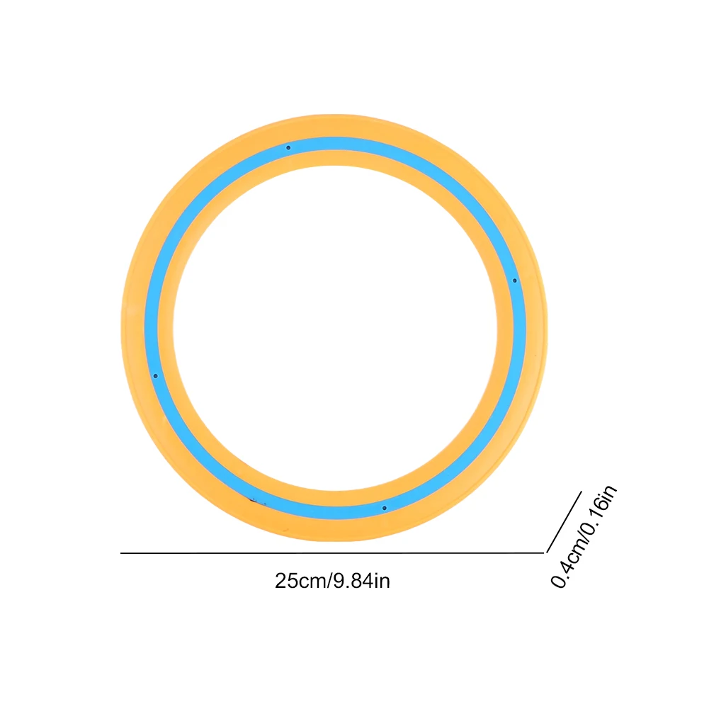 25cm Flying Disc Portable Sports Play Discs Versatile Throwing Catching Disc Outdoor Flying Disc  for Family Game