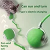 New Automatic Interactive Cat Ball Toy Rechargeable Smart Electric Rolling Ball with Faux Tail for Dog And Cat Training 6