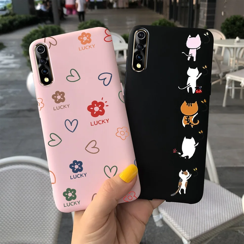 Lovely Cute Cover For VIVO IQOO Neo 855 Leopard Print Housing Case For Vivo IQOO Neo 845 Neo855 V1936A Matte Silicone Back Shell 6