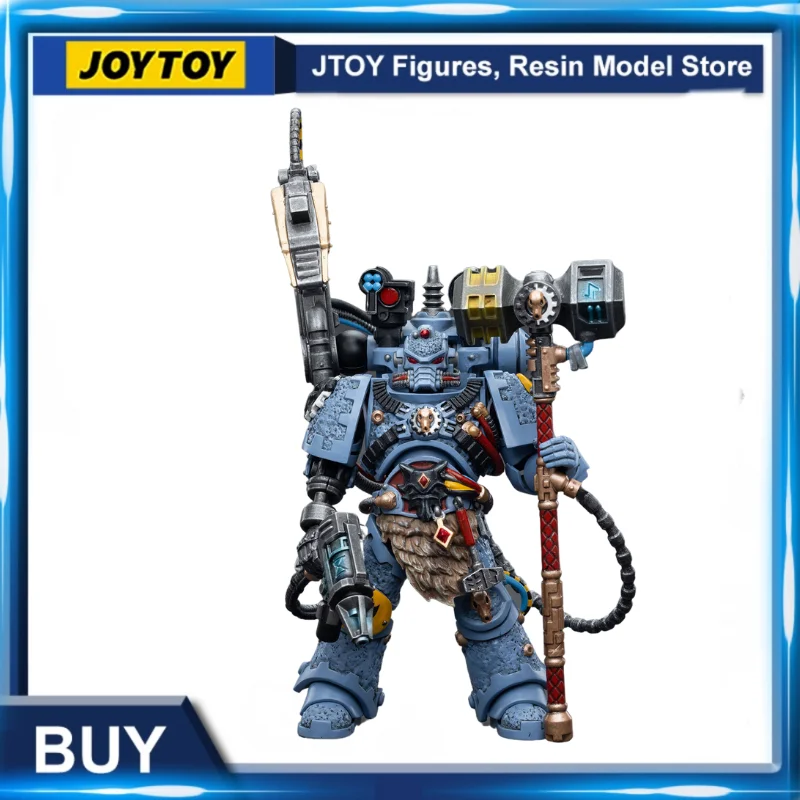 [Disponibile] Joytoy 1/18 Action Figure 40K Space Wolves Iron Priest Jorin Fellhammer Collezione Anime Modello Militare Spedizione Gratuita