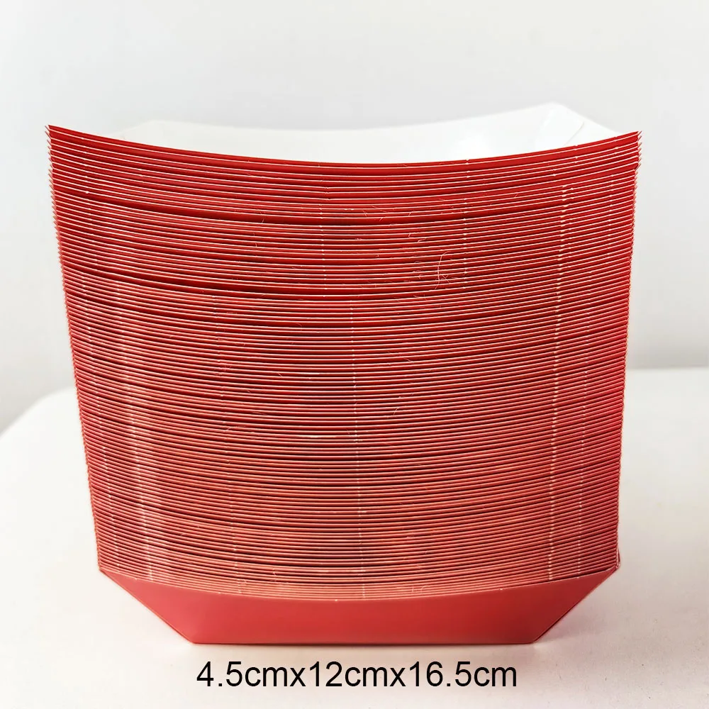 Vibrant Disposable Paper Food Trays