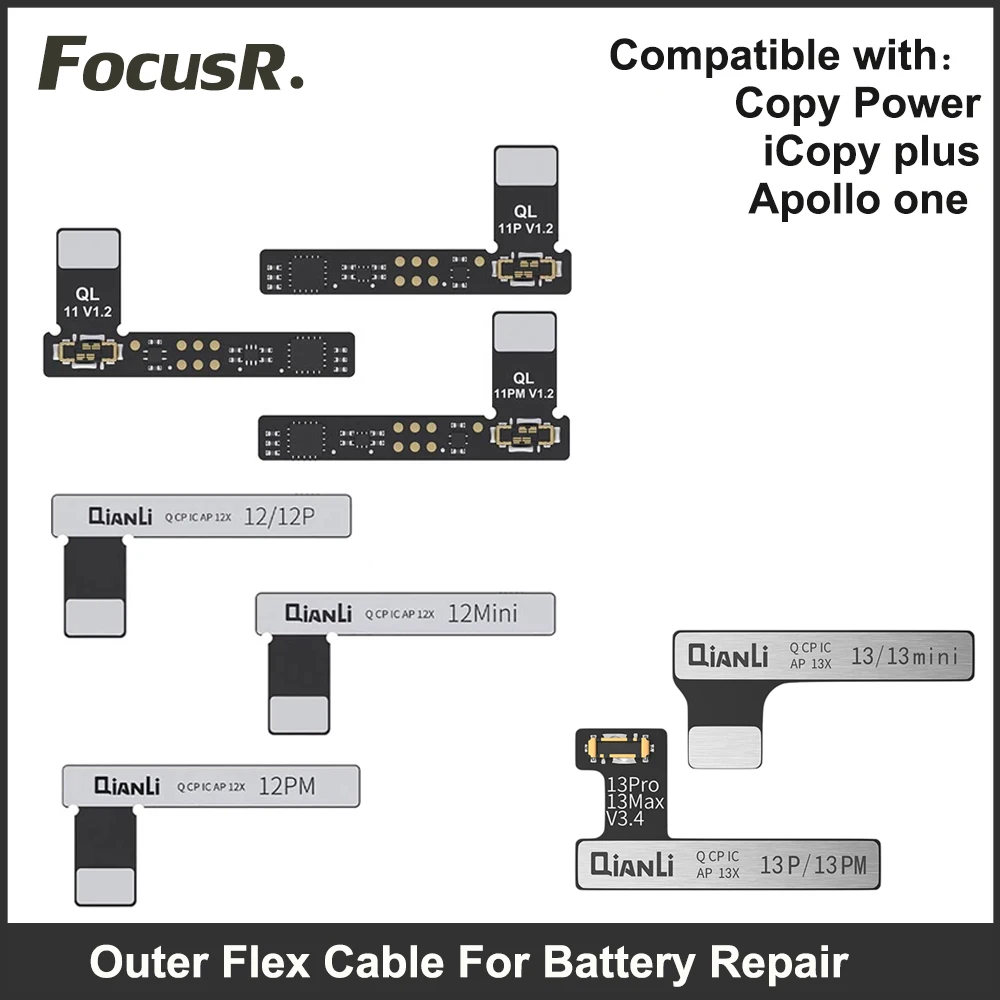 Qianli Battery I Copy Plus Flex Programmer Fpc Flying Line Face Id Per Iphone X 11 12 13 14 Pro Max Plus Per I Copy Power Repair