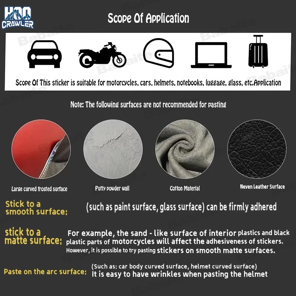 Autocollants Décoratifs pour Voiture RC - Lot de 1 ou 2 Pièces