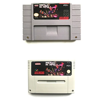 Cartuccia Di Gioco Morph In Metallo Per Videogioco Snes Ntsc Pal