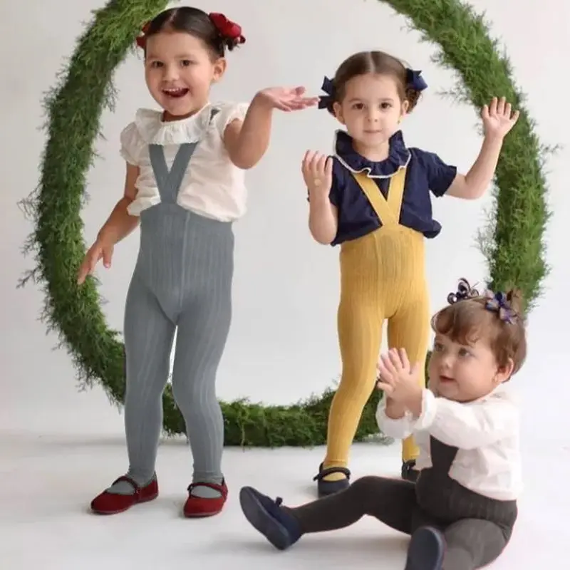 Детские разноцветные колготки для