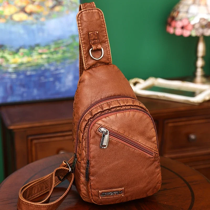 

Trend Pu Zipper Ladies Crossbody Bags Casual Portable New Waist Packs for Women 2024 High Quality Bolsas Para Mujeres 여자 가방