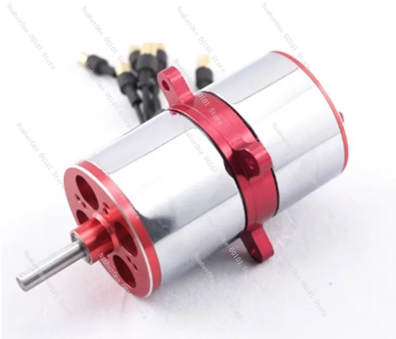 Détail des hélices contrarotatives du moteur rotatif coaxial double hélice pour avion RC.