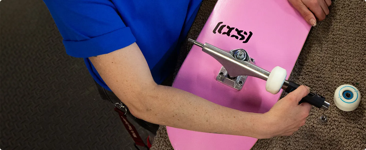 skateboard assembled quality components