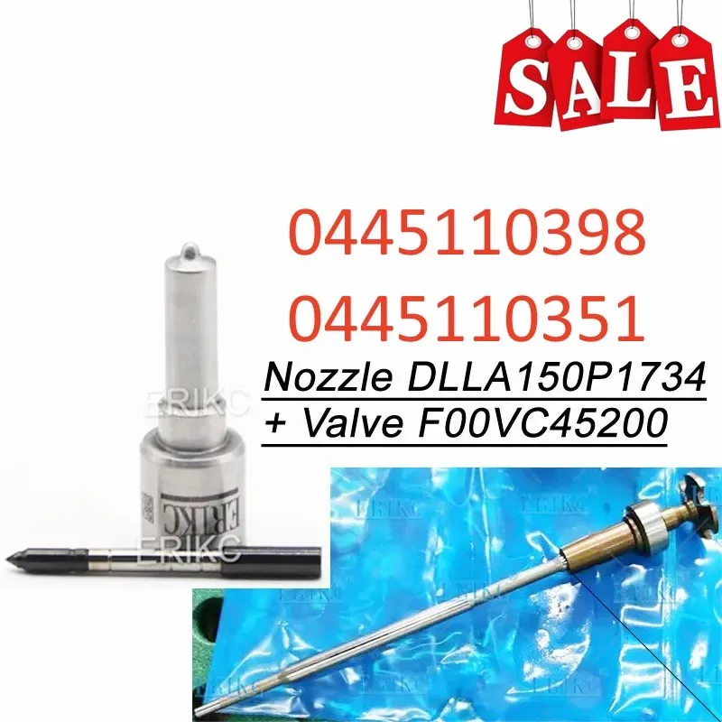 0445110398 0445110351 Kit Di Riparazione Iniettore Diesel Ugello Muslimate 0433172061 Valve F00Vc45200 Per Bosch Sprayer Rebuild Set