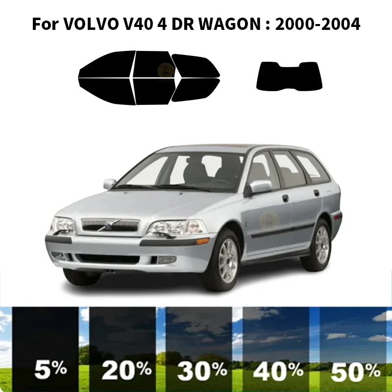 

Precut nanoceramics car UV Window Tint Kit Automotive Window Film For VOLVO V40 4 DR WAGON 2000-2004