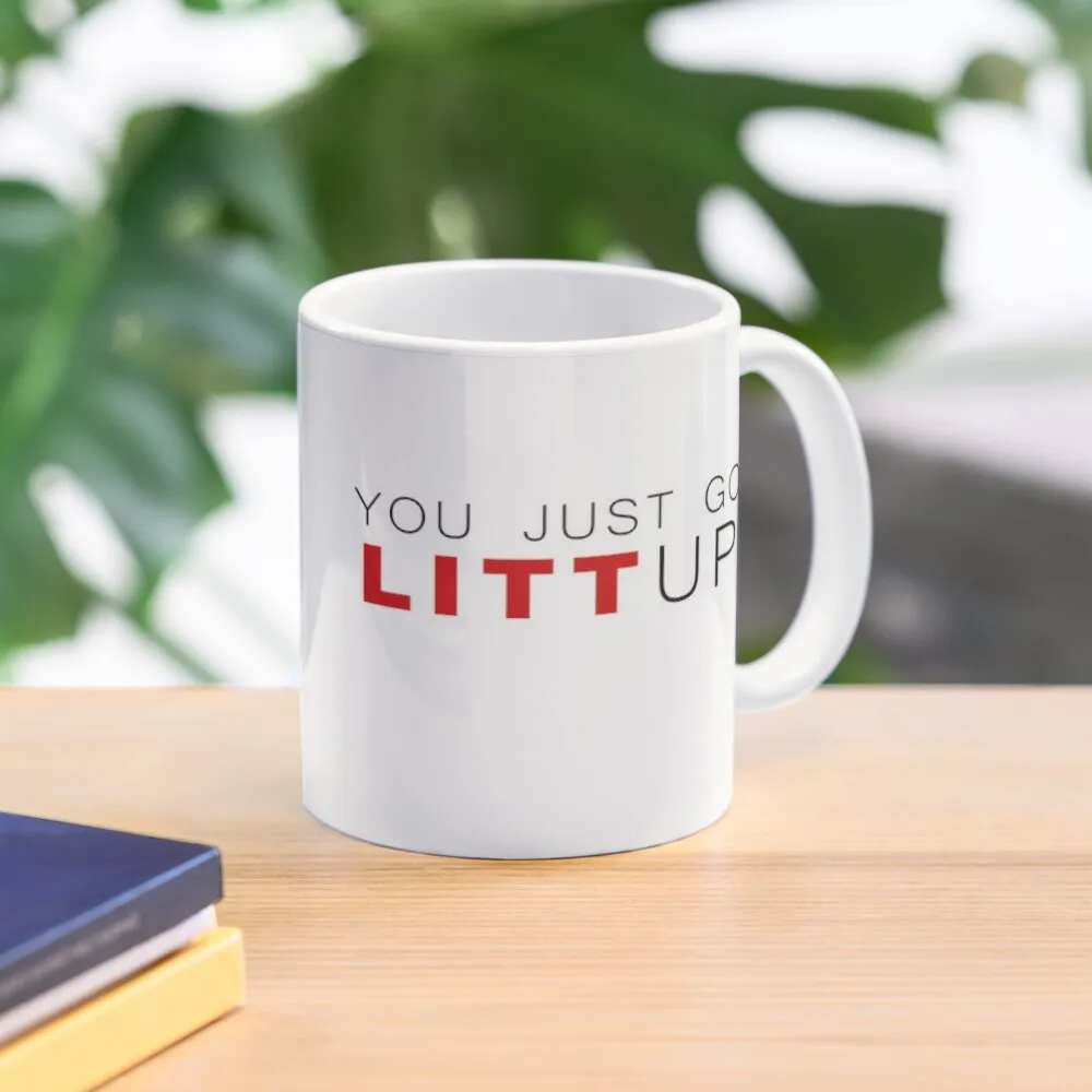 

You Just Got LITT up! - Suits Mug Coffee Mug Aesthetic Cups Cups For Mug