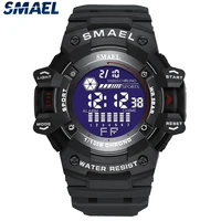 SMAEL 8050 50 meter waterproof men's watch digital large dial personalized trend sports multifunctional luminous 1