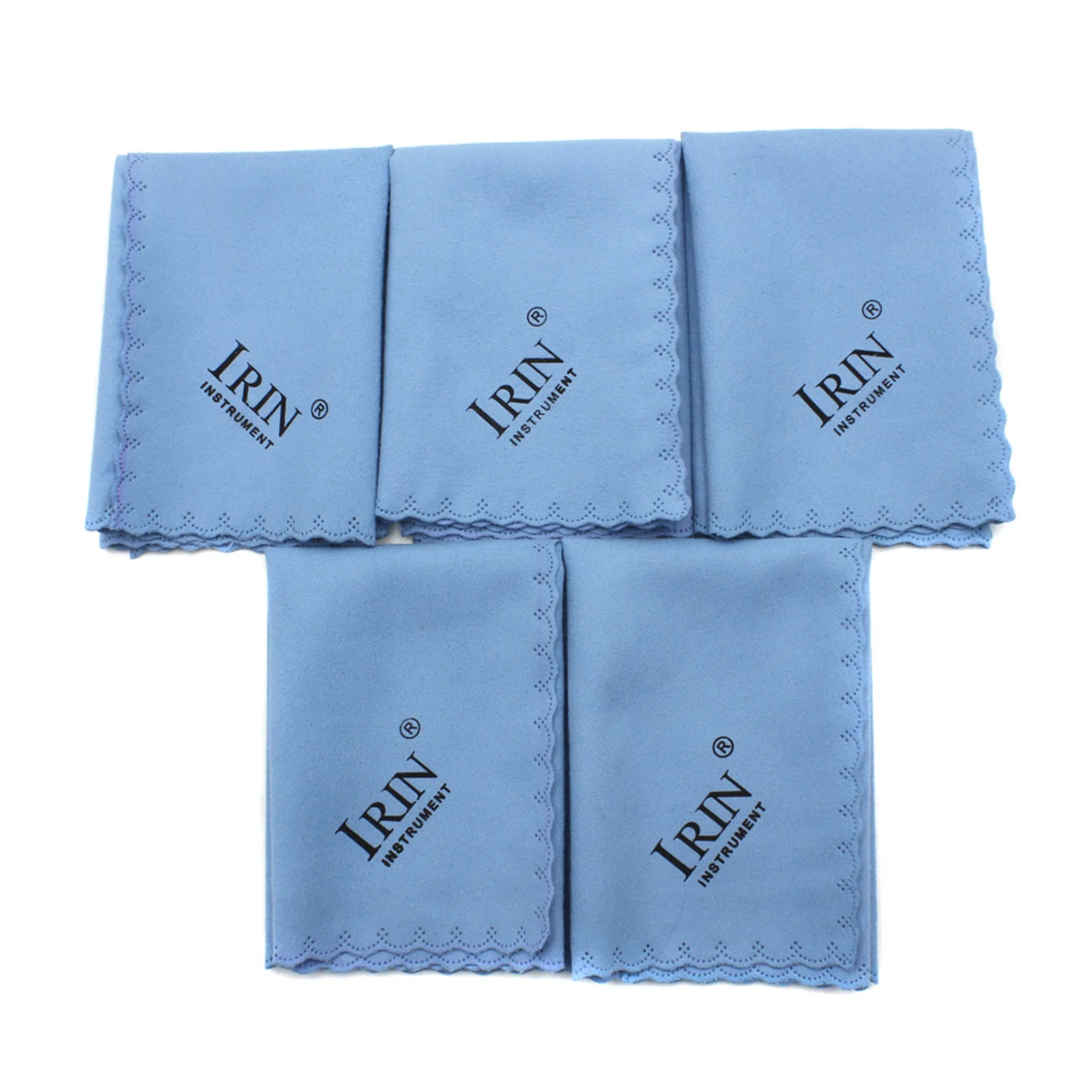 5pcs 악기용 마이크로 화이버 청소 연마 광택 천 기타 바이올린 피아노 클라리넷 트럼펫 색소폰 유니버설