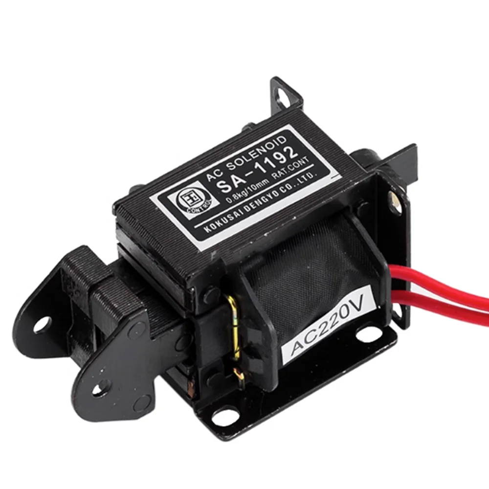 Eletroímã do Solenóide do Ímã de Tração Curso 0.8kg 10 mm ca 220v 110v Sa1192 1pc
