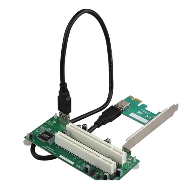 

Новая настольная PCI-Express PCI-E к Pci-адаптеру, карта Pcie к двойному PCI слоту, расширенная карта USB 3,0
